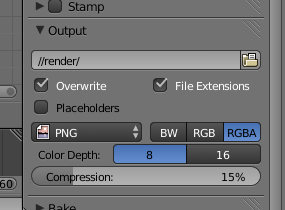 Blender bug output settings